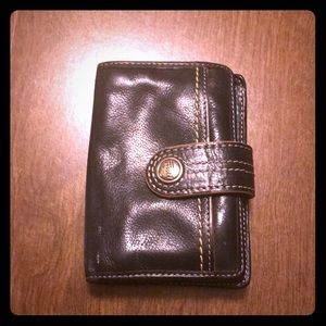 Fossil brand leather wallet